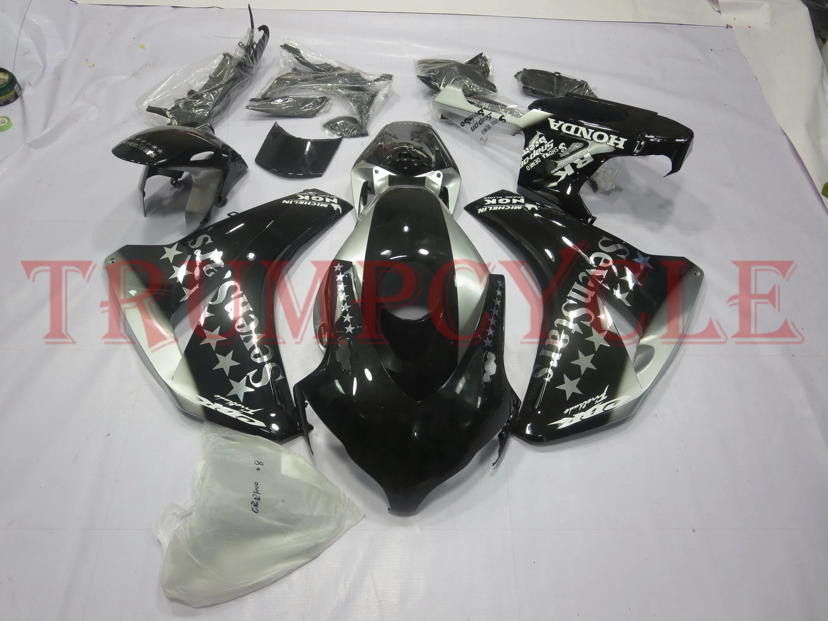 

Motorcycle Bodywork Aftermarket Fairing Body Kit Injection Mold for Honda CBR 1000 RR 2008-2011 CBR1000 08 11 Seven Stars