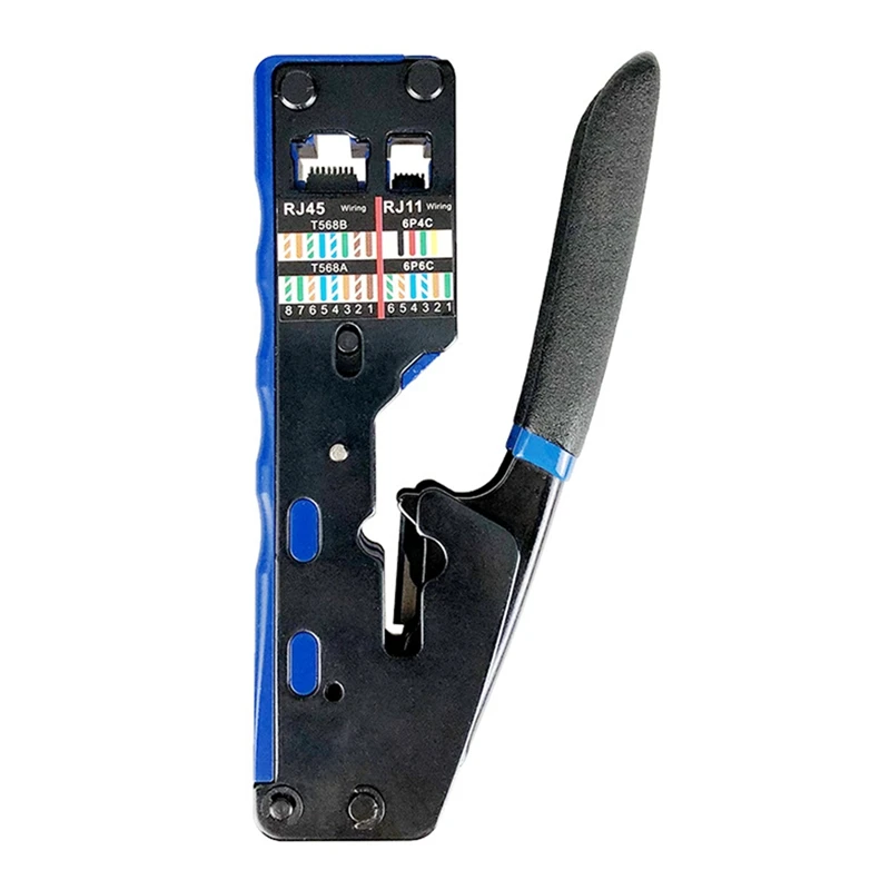 

RJ45 RJ11 Network Crimper Cable Stripping Plier Stripper for Cat5 Cat6 Cat5E Connector Ethernet Cable Cutter
