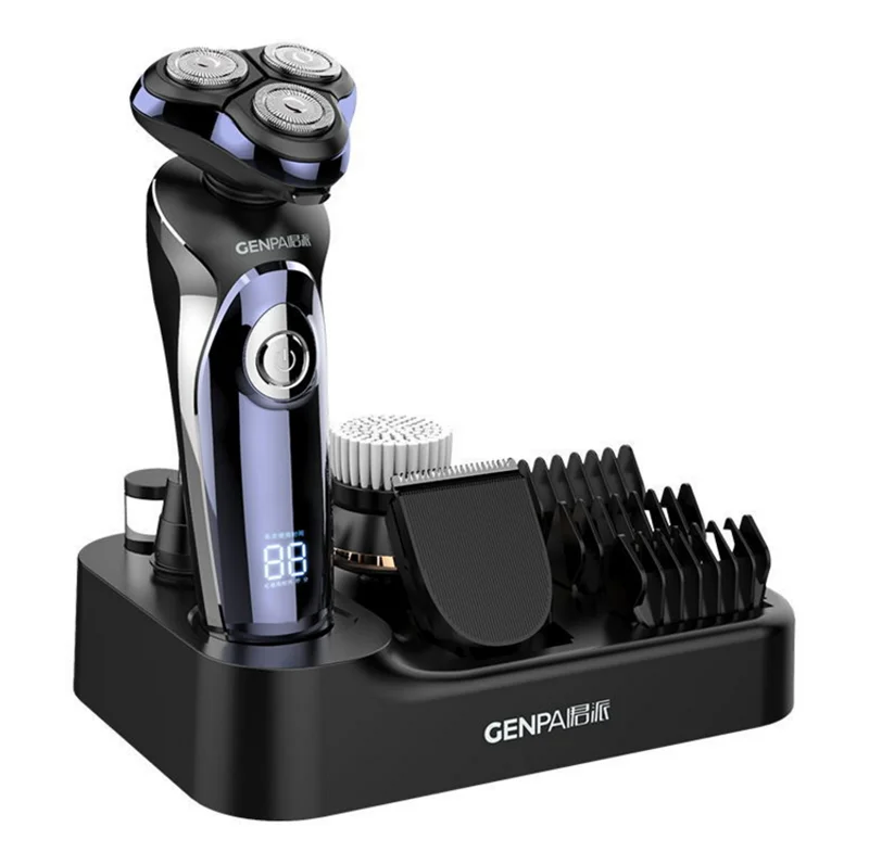 

2021 Electric Razor Electric Shaver Rechargeable Shaving Machine for Men Beard Razor Wet-Dry Dual Use Water Proof Fast Charging