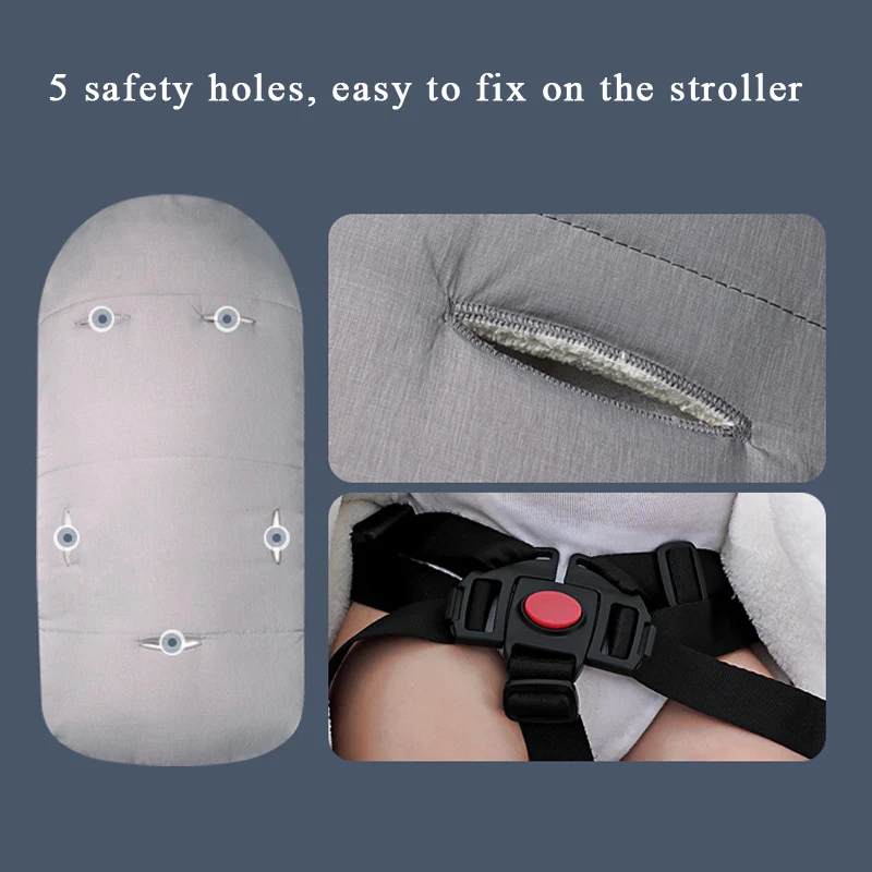 Детский спальный мешок водонепроницаемый ветрозащитный для детской коляски