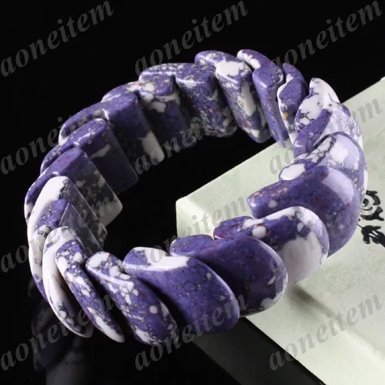 

9inch Boho Style Colorful Howlite Turquoise Charms For Bracelets Women Jewelry Summer Fashion Girls Gift