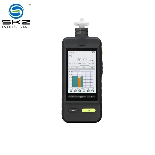 

0-10.000ppm color screen lab F2 gas fluoride analyzer