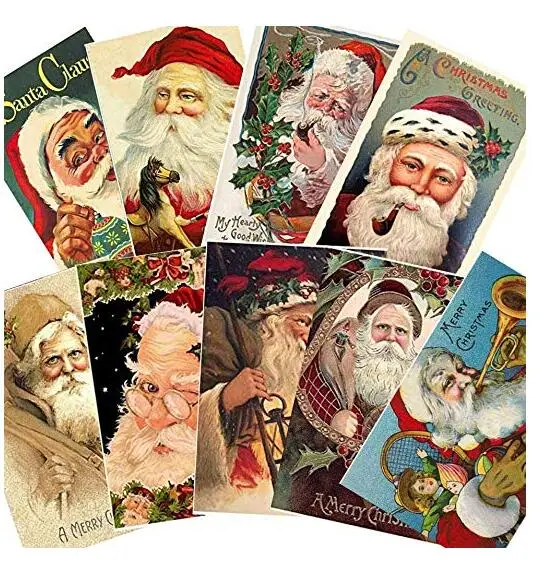 18 шт./компл. винтажная съедобная Вафля бумага для рождественской чашки торта