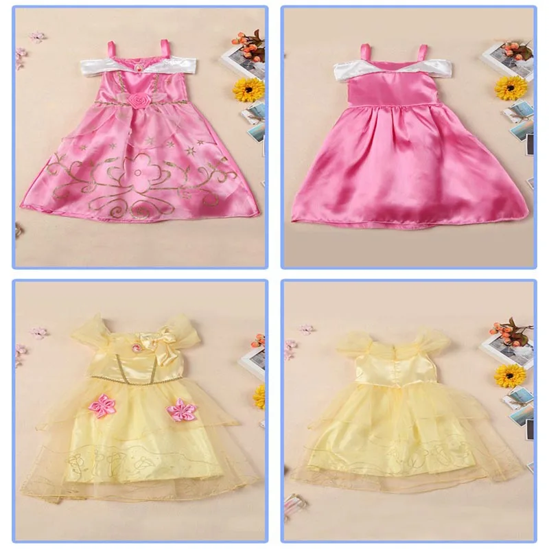 Children's Wear Girl Dress Cinderella Princess Costume Cosplay Baby Long Hair Beauty Vestido | Детская одежда и обувь