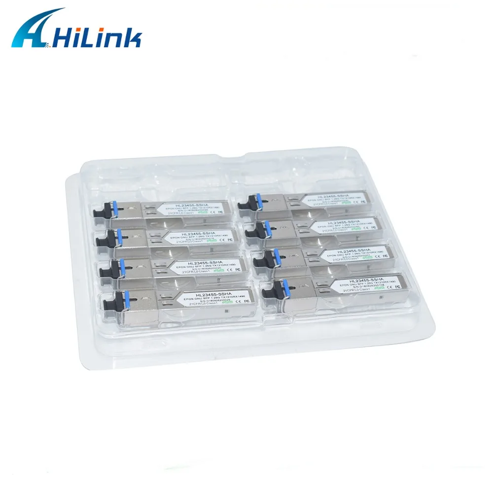 Разъем розетка Hilink EPON ONU SFP 20 км Tx 1310 нм Rx 1490 1 25 г SC/UPC|Оптоволоконное оборудование| |