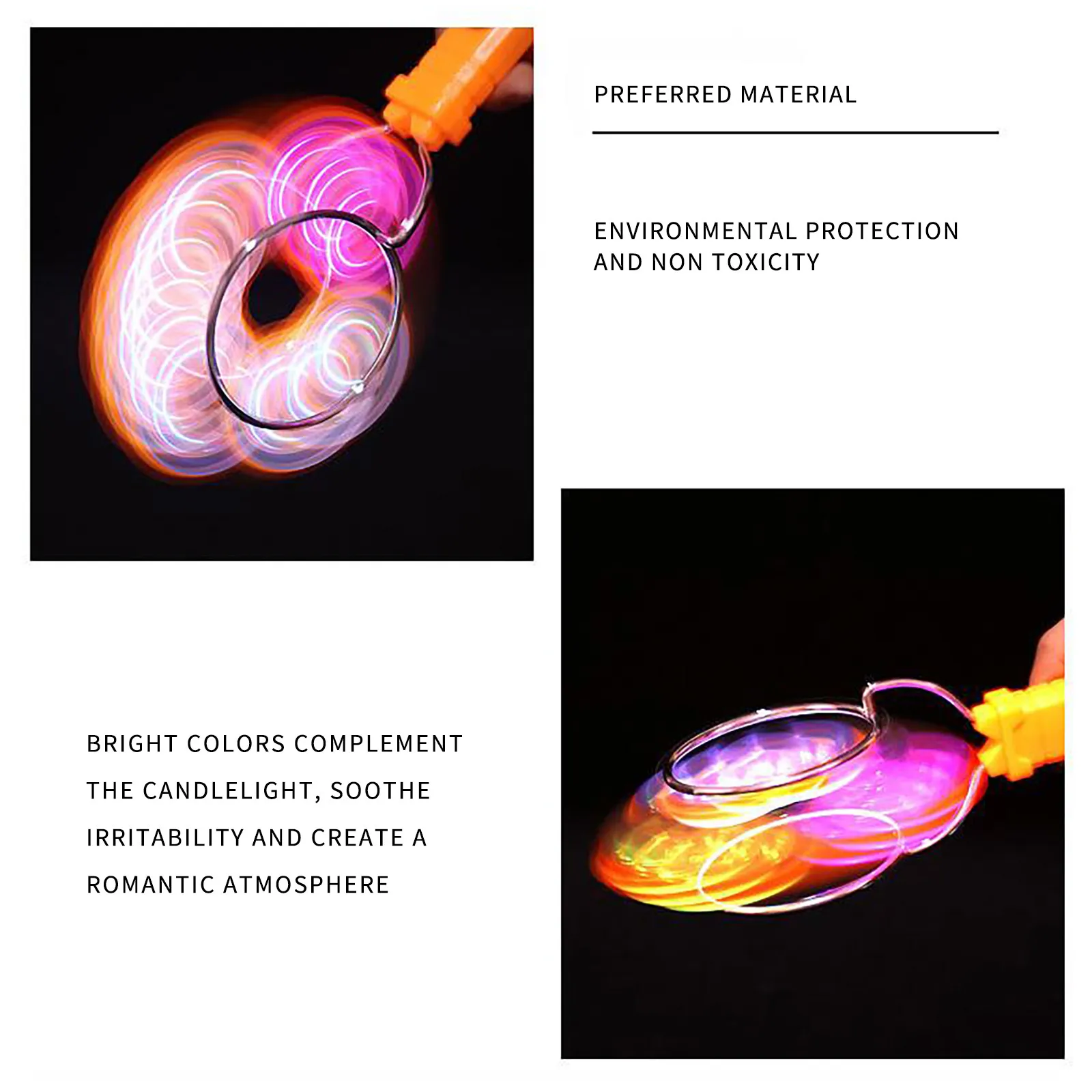 Ручной вращающийся инерционный волшебный Летающий спиннинг Топ креативные