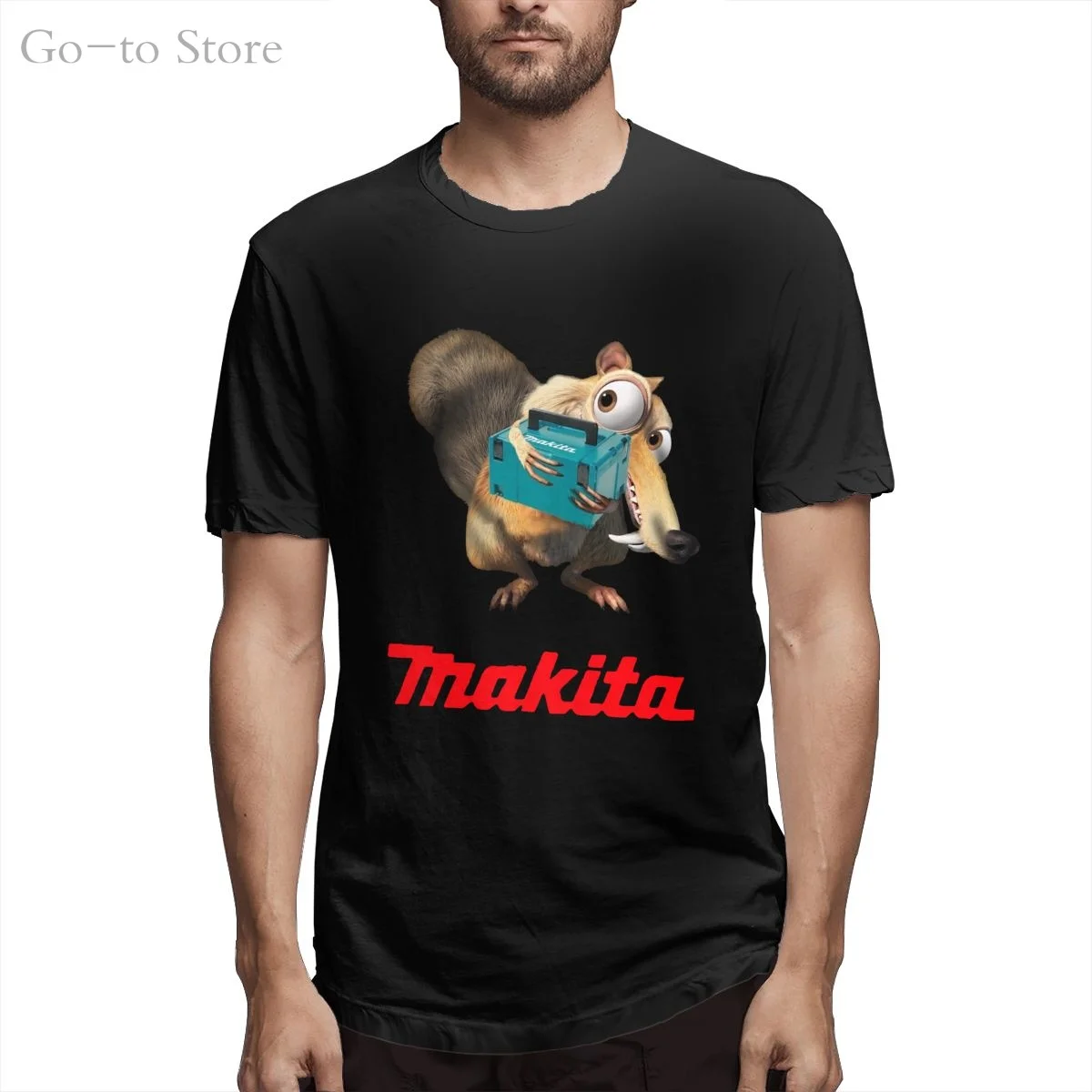 

MAKITA Cool And Funny Short Sleeved Casual Fashion Cotton T-shirt Tee Shirts