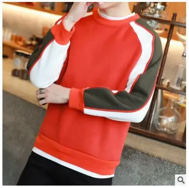

In the autumn and winter of 2017, students of men's style and velvet sweater are thickened