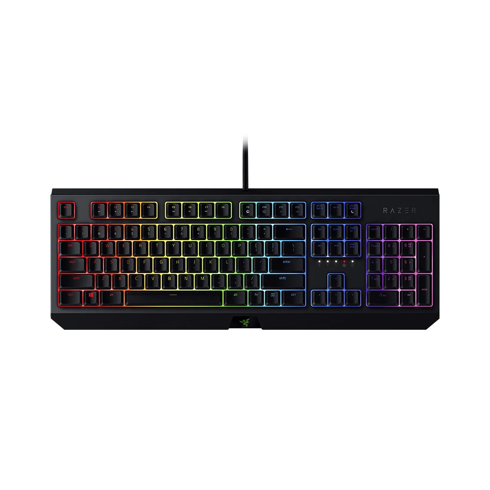 Механическая клавиатура Razer blackвстроенная с 2019 клавишами RGB и зелеными
