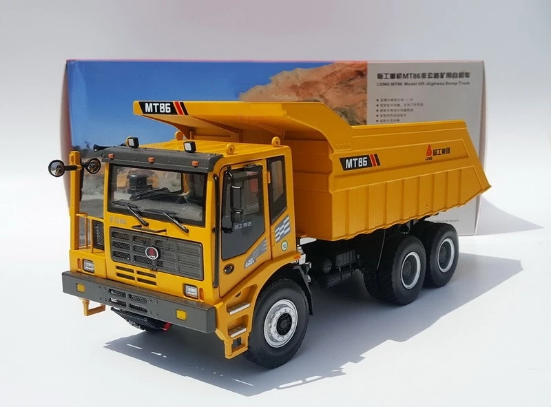 1/35 масштаб SDLG MT86 внедорожный самосвал литые модели игрушек коллекционный