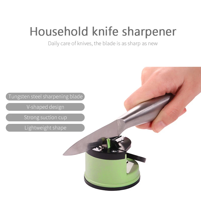 

1 Pcs Knife Sharpener Scissors Grinder Secure Suction Chef Pad Kitchen Sharpening Tool Kitchen Gadget Tool Knife Sharpen