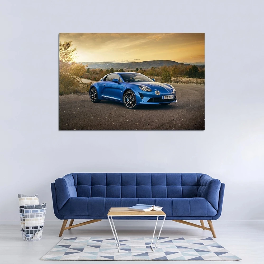 2018 Alpine A110 Supercar настенное искусство модульный холст картины Домашний Декор