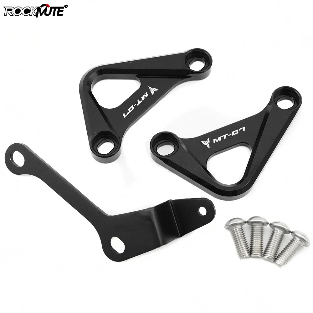 Задняя подставка для ног мотоцикла YAMAHA MT 07 MT07 FZ FZ07 2014 2020 с ЧПУ и левым правым