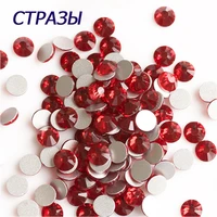 ctpa3bi 2058 siam diy crafts strass nail arts accessories rhinestones flat shape red glue on ornament crystal stones for clothes