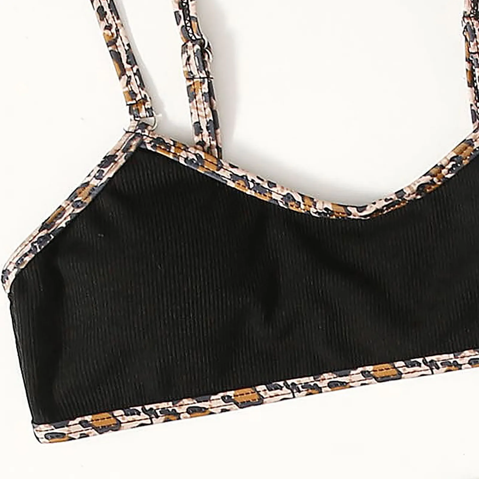 Женские Купальники 2 шт. комплект бикини с пуш ап топ подкладкой и высокой талией