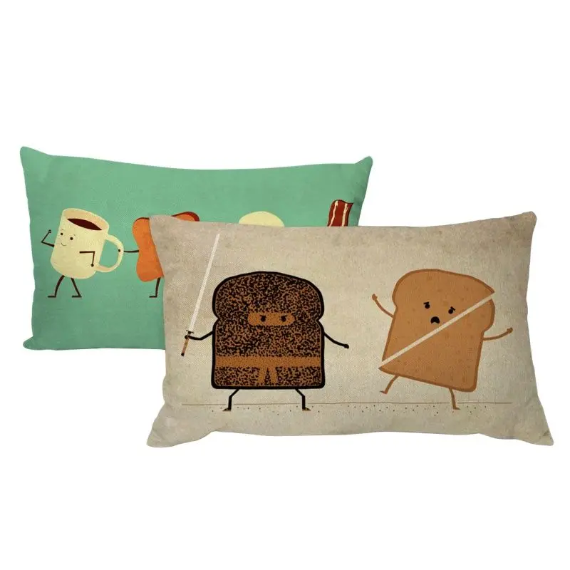 Наволочка с изображением милого персонажа из мультфильма наволочка 45*45 см 30*50