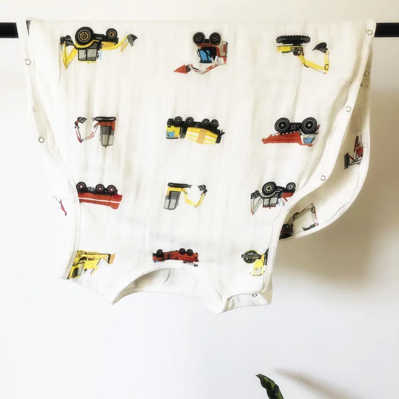 2 слоя 70% бамбуковый муслин 30% хлопок спальный мешок для детей Детские Saco De Dormir Para