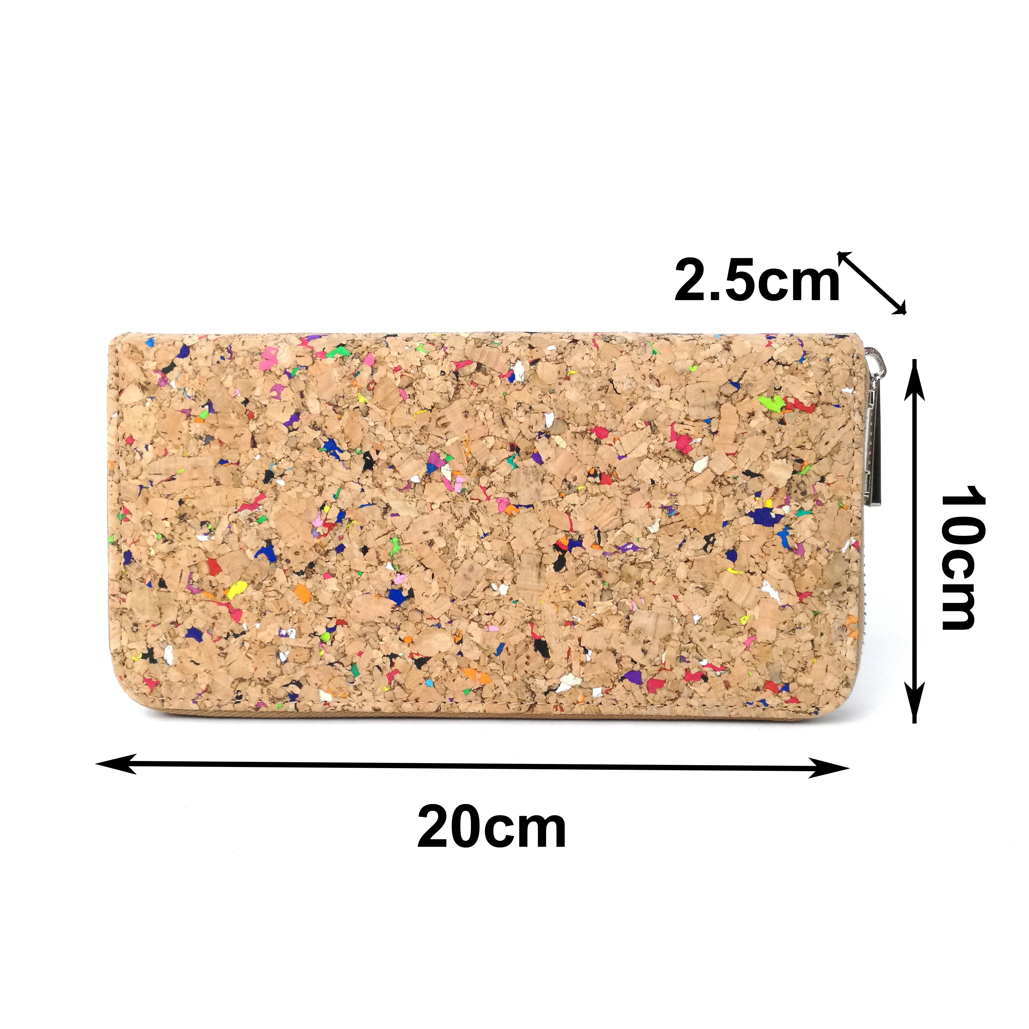 Деревенский натуральный кожаный пробковый кошелек из Веганской кожи