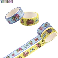 pc2003 high quality cartoon decorative paper washi tape diy scrapbooking tapes school office supply anime lovers
