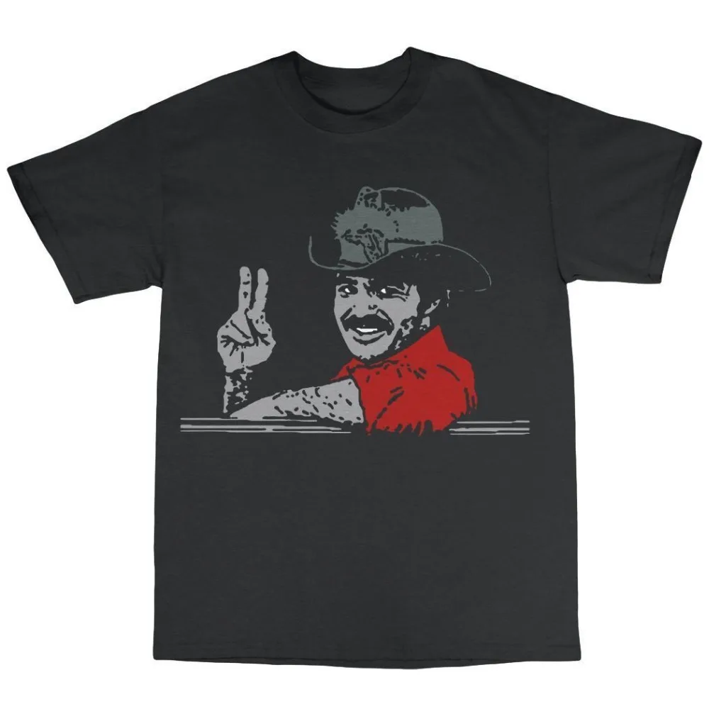 Camiseta termica sport 2020 Summer T Shirt Smokey & The Bandit Inspired T-Shirt Cotton Burt Reynolds Bo Darville | Мужская одежда