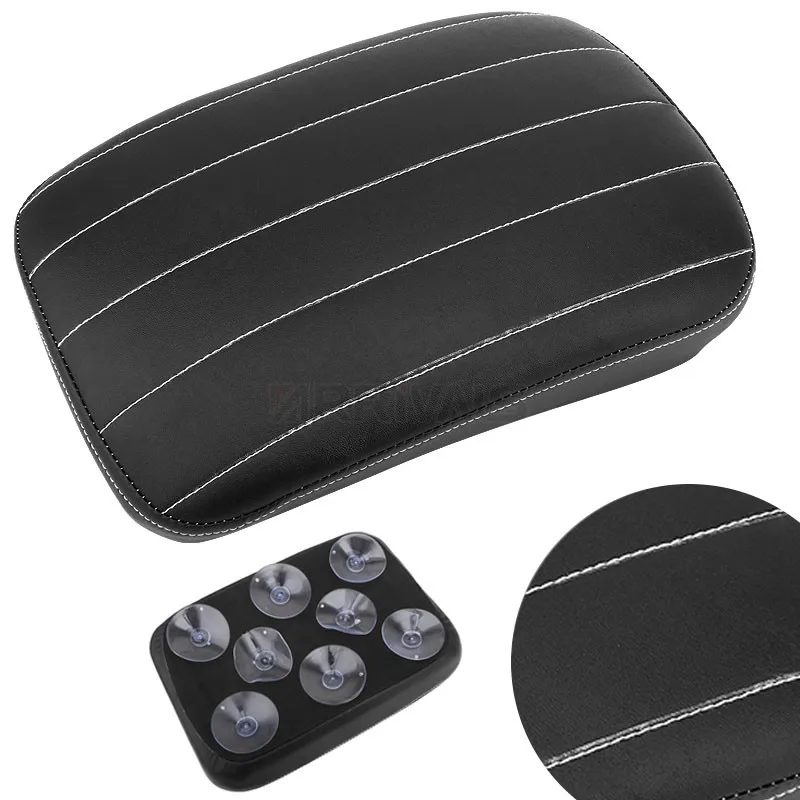 Мотоциклетные черные задние пассажирские подушки подушка для сиденья присоски