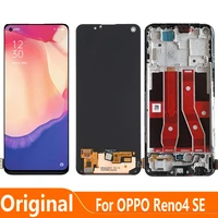 original 6 43 for oppo reno4 se peat00 peam00 lcd display touch screen digitizer assembly for oppo reno 4 se 4se lcd