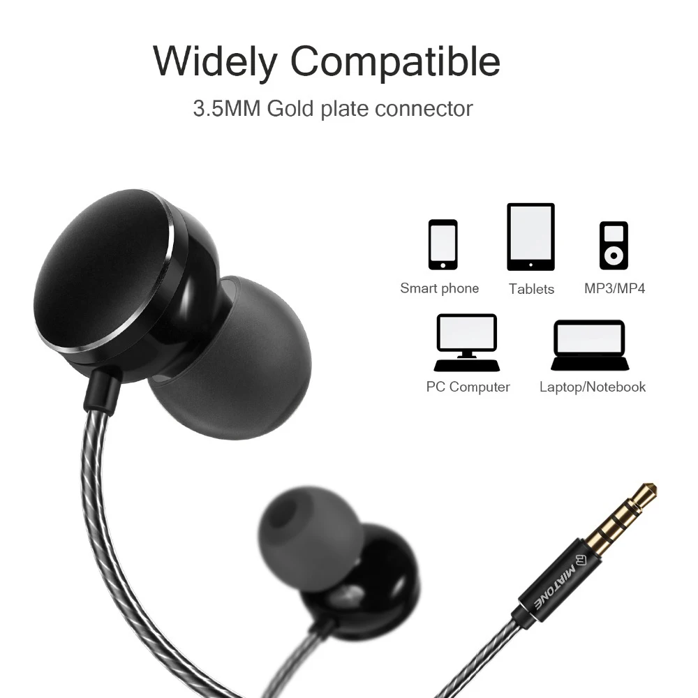 Hi-Fi наушники-вкладыши динамический тяжелый бас Музыка шумоподавление металлические наушники с микрофоном проводные наушники гарнитура