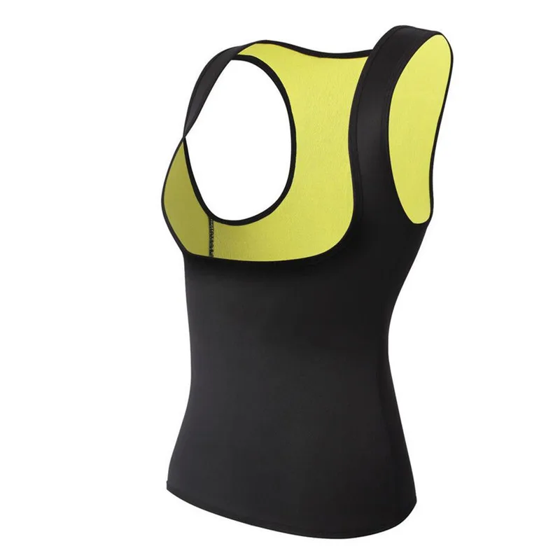 

S-6XL Women Fitness Exercise Shapers Sweat Sleeveless Shirt Neoprene Clothes Vests Sports Training Cami Vest