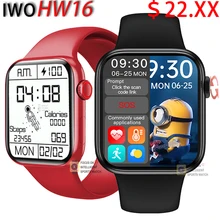 IWO 13 HW16 Smartwatch Series 6 Bluetooth Call DIY Dail Fitness Bracelet Split Screen Games Smart Watch Men Women PK W46 W56 W26