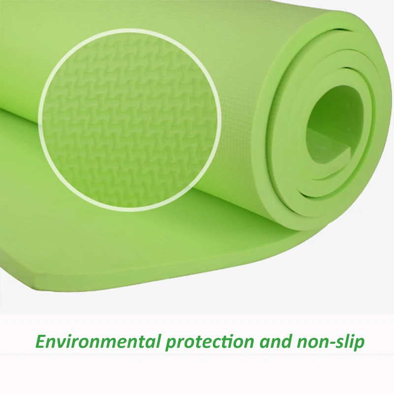 Нескользящий коврик для йоги толщиной 6 мм спортивный ПВХ одеяло спортивное