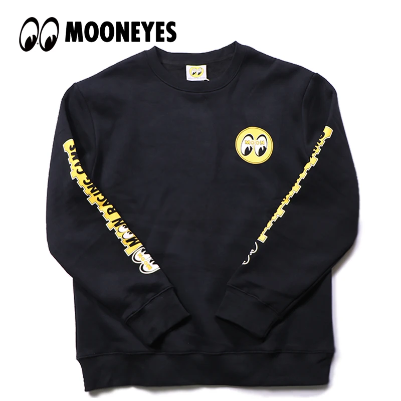 Amekaji mooneyes moon зимняя флисовая Толстовка Harajuku футболка пуловер Толстая Свободная