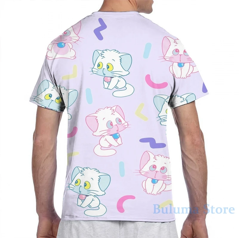 Кремовая футболка mami posi &amp mega для мужчин и женщин модная со сплошным принтом