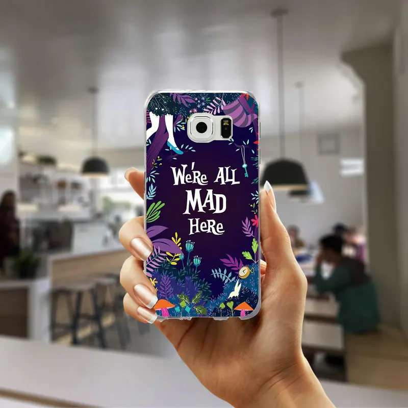 Picture 8 Алиса в стране чудес забавный кот Мягкий чехол для samsung M10 M20 M30 M40 A10 A20 A30 A40 A50 A60 A70 A80 A90 A20E A8 A9 Star Pro - Цвет: Picture 8