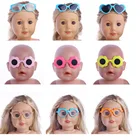 Аксессуары для кукол, классные очки, солнцезащитные очки для домашних животных, 18 дюймов, американский и 43 см, кукла-Новорожденный, подарок для девочек и российских