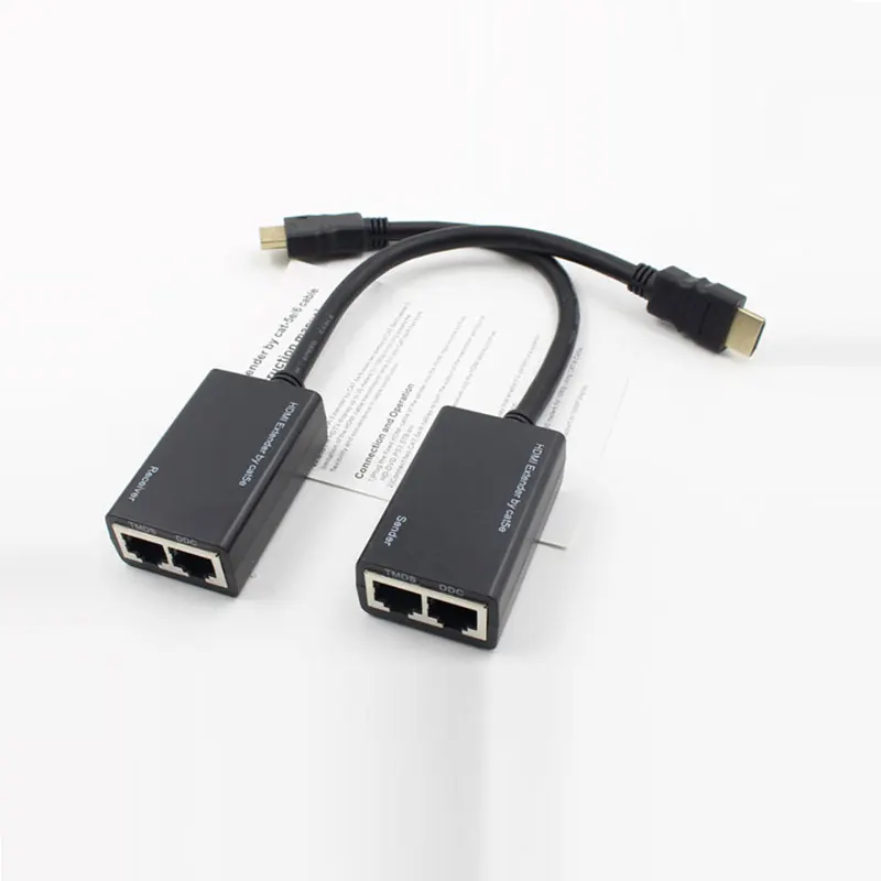 1080p до футов (30 м) по RJ45 CAT5e CAT6 UTP LAN Ethernet расширитель Ретранслятор HDMI совместимый с