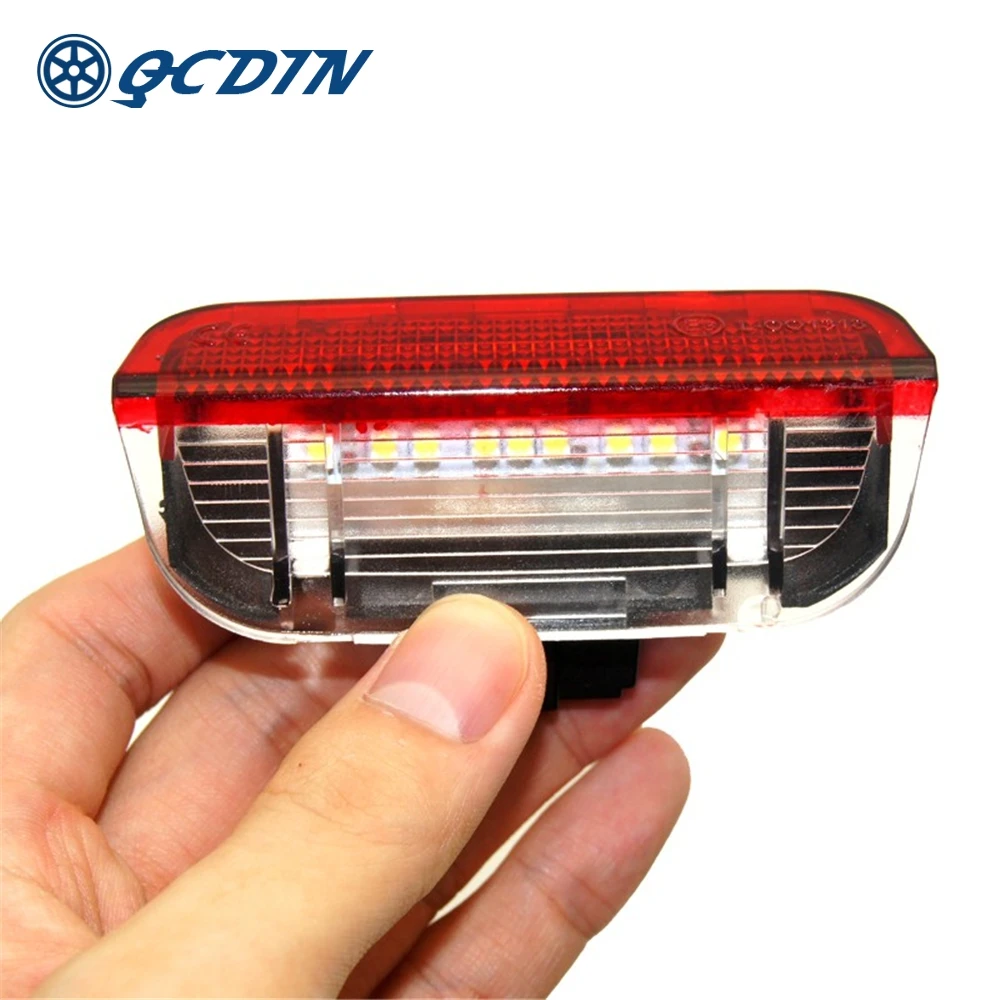 QCDIN CANbus LED Door Warning Light Car Signal for VW Golf Passat Touareg Tiguan Atlas Jetta Sharan Scirocco Teramont  | Автомобили и