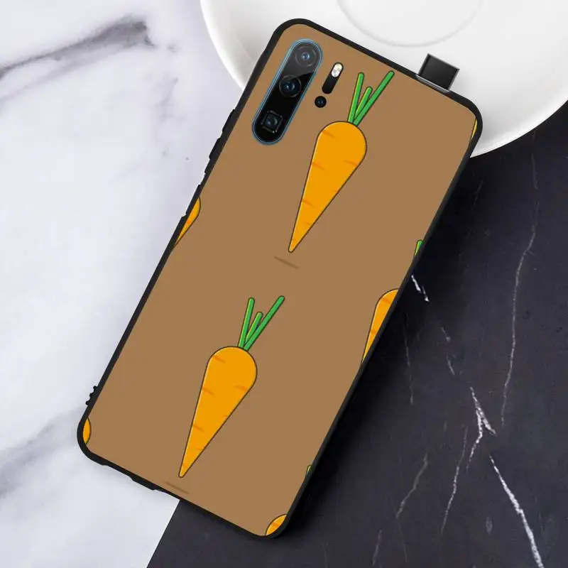 

Cartoon CARROT Food Pattern Phone Case For Huawei honor Mate P 10 20 30 40 Pro 10i 9 10 20 8 x Lite