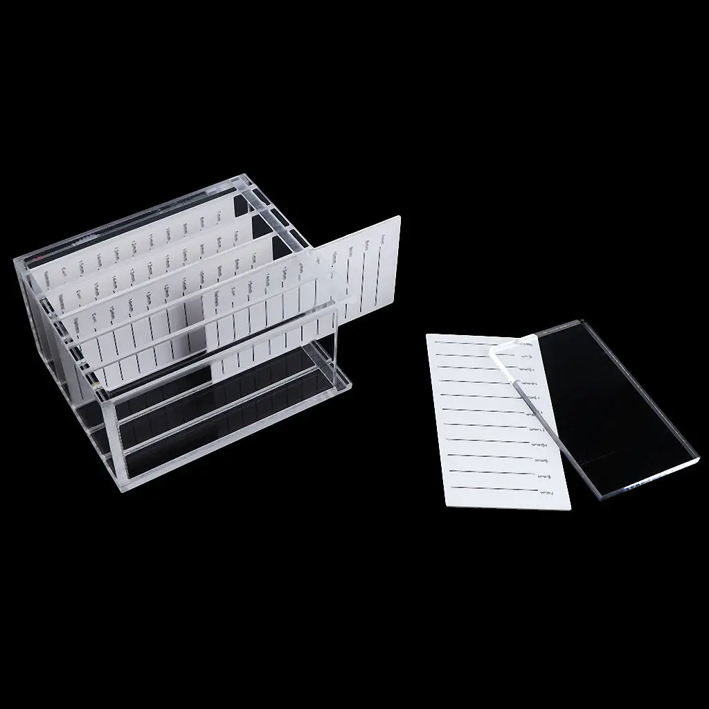 

Акриловый Органайзер для хранения накладных ресниц, 5 слоев