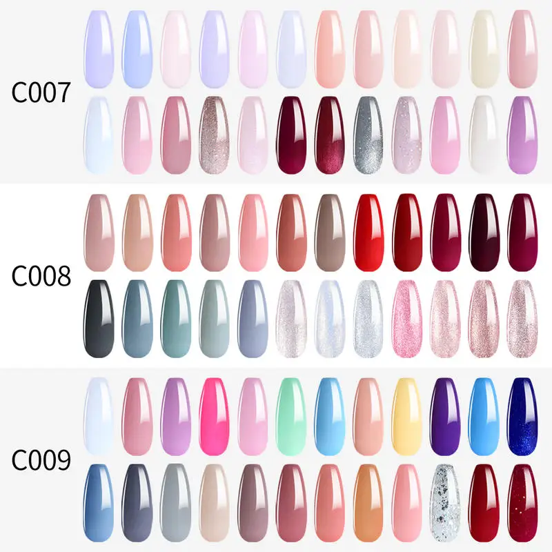 

Elite99 24pcs/Set Pure Color Gel Nail Polish Kits 10ml Gift Box Macaron Series Nail Glitter Sets Soak Off UV LED Nail Manicure