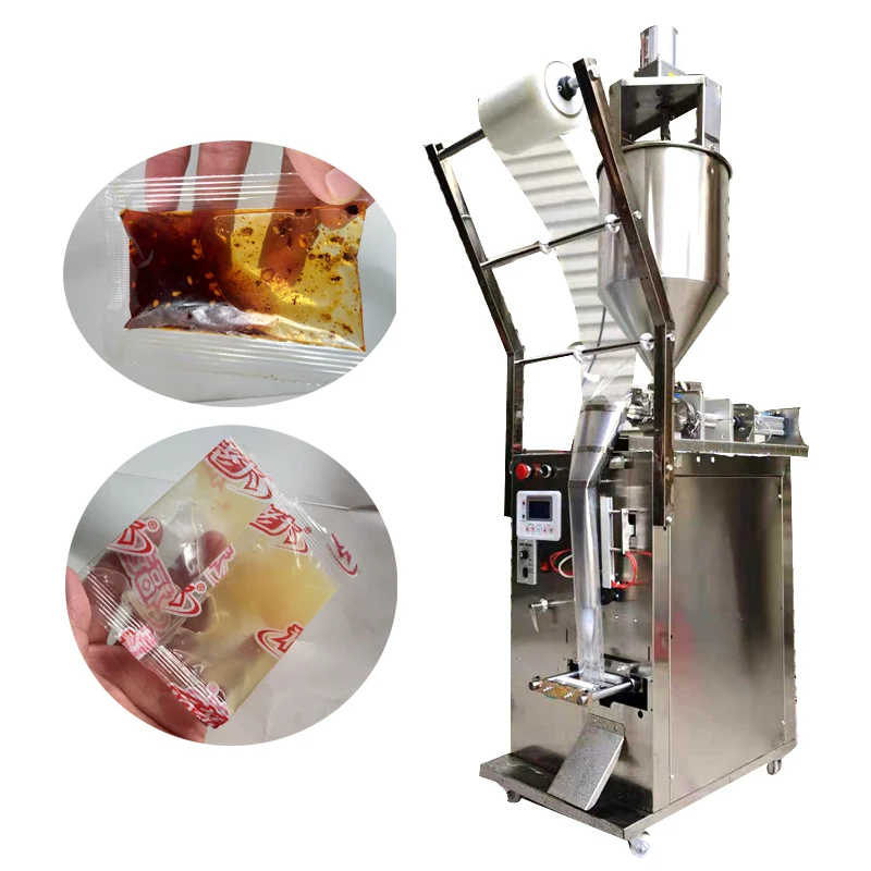

Automatic small scale vertical liquid pouch edible cooking oil sachet filling and packing machine