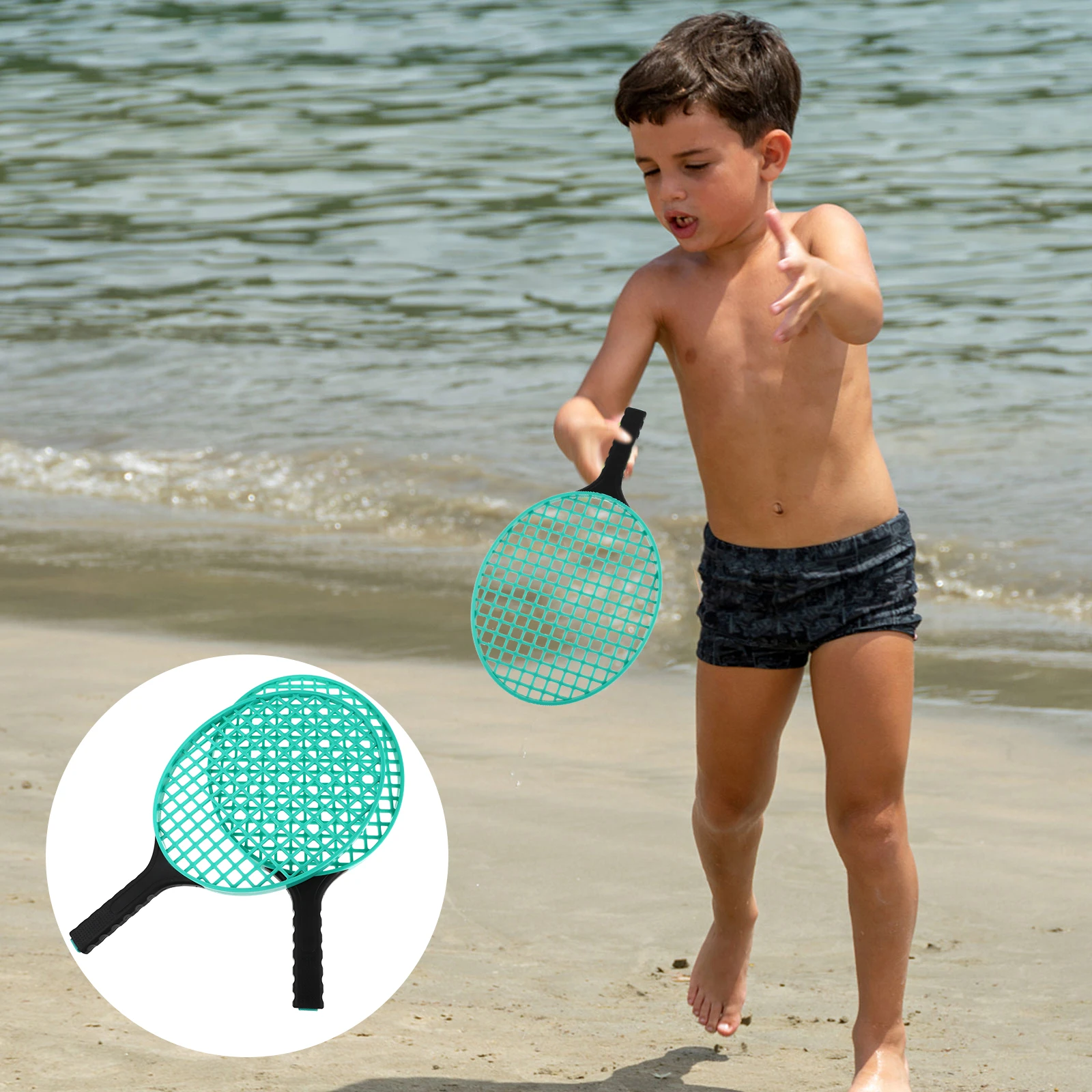 

2pcs Portable Lightweight Tennis Racket Outdoor Sports Toy for Children Kids Outdoor