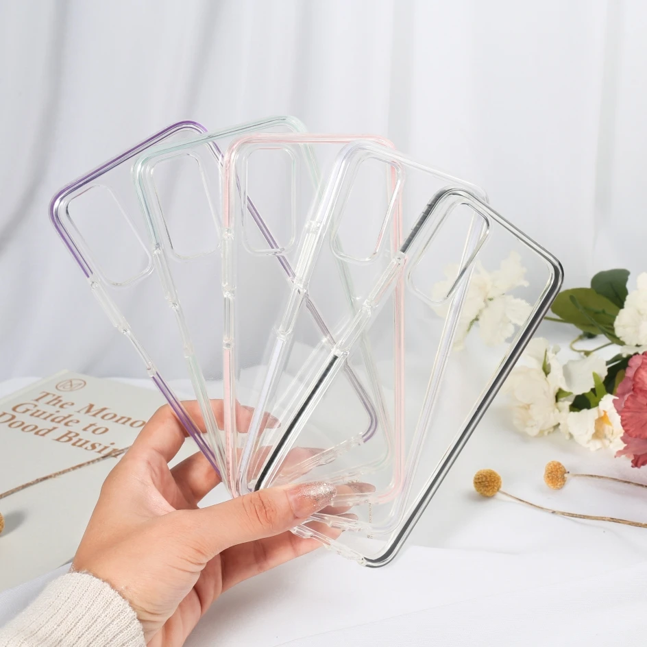 

Simple Silicone Case For Vivo Y20 Y50 Case Soft Shockproof Clear Cover For Vivo V20 V19 Cover Bumper On Vivo Y50 Colorful Cases