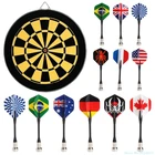 Игрушка-мишень Bullseye, 6 шт.компл., с национальным флагом