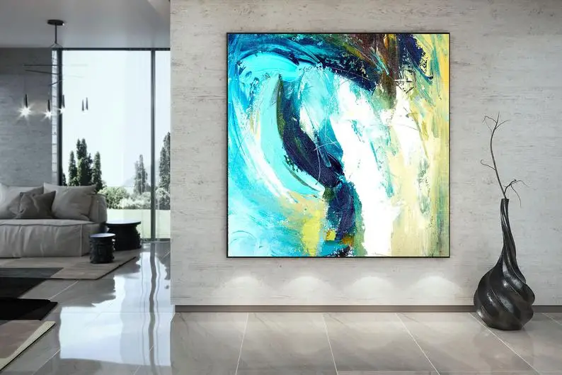

Painting On Canvas Abstract WAll Art Original Artwork Acrylic Painting Oil Painting Oversize Room Decor Extra Large Abstract Art