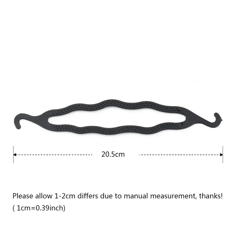 Горячая Женская мода пластиковый волшебный зажим для укладки волос палочка