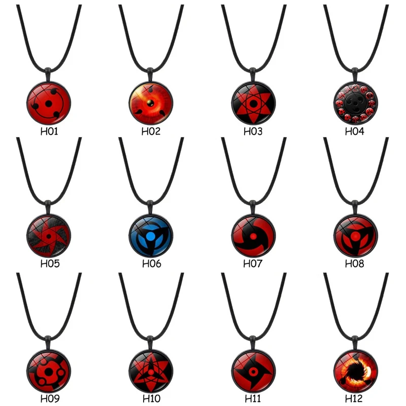 Ожерелье с подвеской глаз в стиле аниме Шаринган винтажное Ювелирное Украшение
