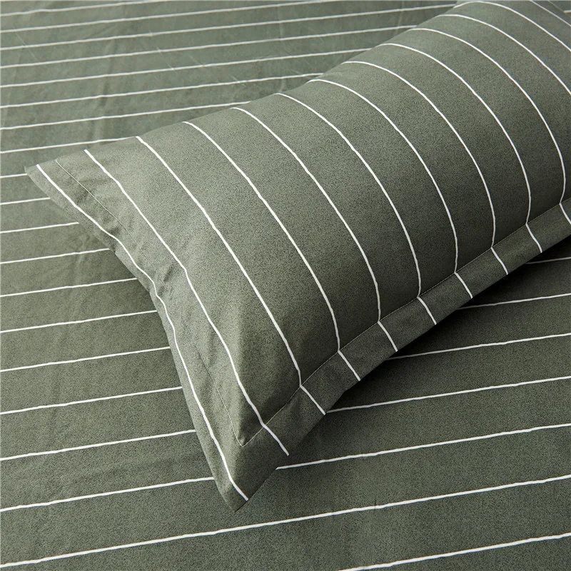 Постельное белье простой современный комплект постельного белья полная