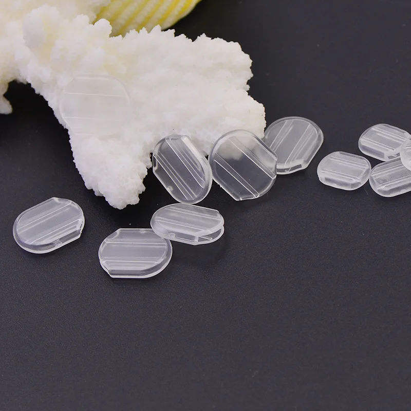 WIWI10 шт/партия 10 мм 14 прозрачный белый пластиковый коврик для защиты от боли зажим