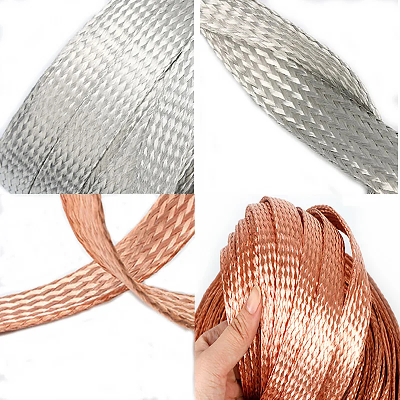 1 м медная Луженая оплетка свинцовая проволока высокая гибкость неизолированный