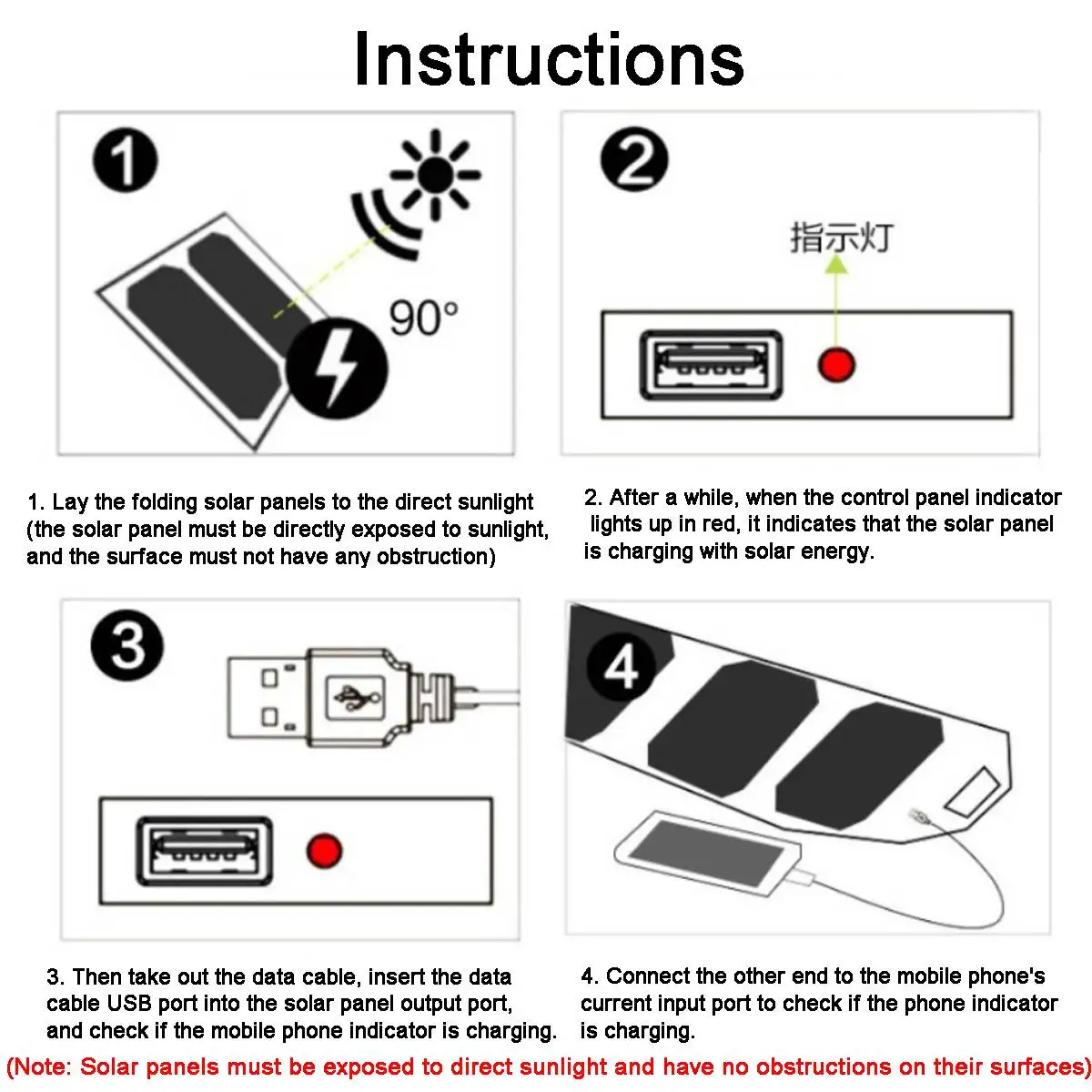 

Solar Charger Foldable Solar Panel Cells 5V 6W/8W Portable Solar Mobile Battery for Traveling Camping Hiking